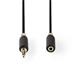 Nedis CABW22050AT50 - Stereofonní Audio Kabel | 3,5mm Zástrčka - 3,5mm Zásuvka | 5 m | Antracit
