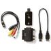 Nedis VGRRU100BK - Video Grabber | A/V kabel / Scart | Včetně softwaru | USB 2.2