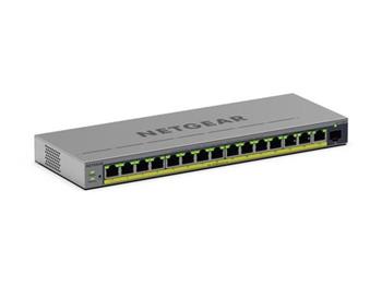 Netgear 16PT GIGABIT UNMANAGEABLE PLUS SWITCH W/ POE+