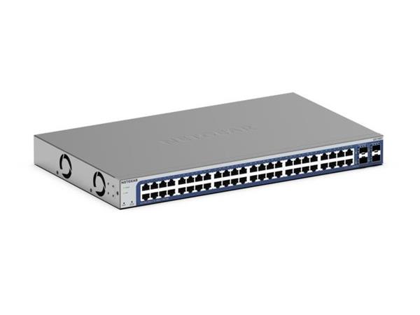 Netgear 48xGbE, Smart Switch, 2 Copper/SFP Combo Ports, 2 Dedicated SFP Ports - GS748T