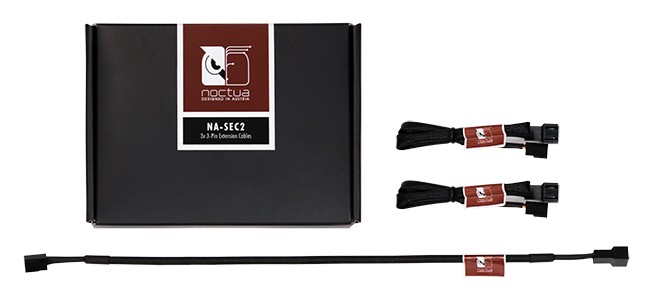 Noctua NA-SEC2, 3x prodlužovací kabel pro ventilátory, 30 cm