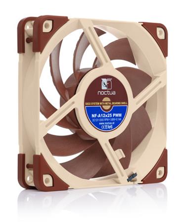 Noctua NF-A12x25-PWM, 120x120x25 mm, 4-pin PWM