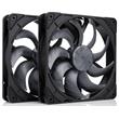 Noctua NF-A14x25 G2 PWM Sx2-PP chromax.black, 140x140x25 mm, 4pin PWM