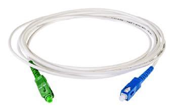 OPTIX SC/APC-SC FLEXI optický patch cord G.657B3 2mm 0,5m bílý simplex