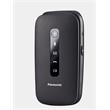 Panasonic KX-TU550EXB mobilní telefon pro seniory - barevný displej 2,8", fotoaparát, handsfree, microSD, véčko, černý