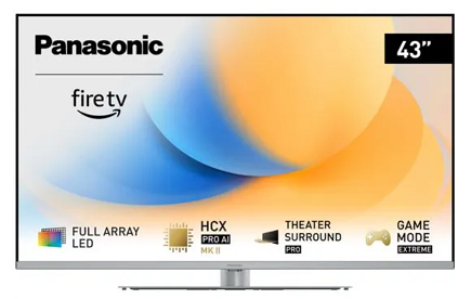 Panasonic TV-43W93AE6 Smart Fire TV, 108cm, 4K, LED, HDR10+, DVB-T2/S2/C