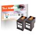 PEACH kompatibilní cartridge HP F6U68A, No 302XL TwinPack, 2x black