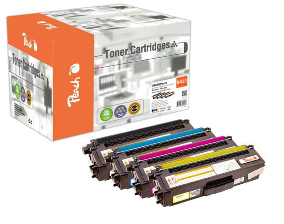 PEACH kompatibilní toner Brother TN-421 MultiPack bk, c, m, y