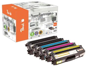 PEACH kompatibilní toner Brother TN-421 MultiPack Plus 2bk, c, m, y