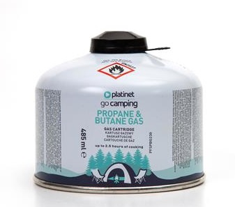 PLATINET BUTAN & PROPAN-PLYNOVÁ KARTUŠE 230g 485 ml 2,5h