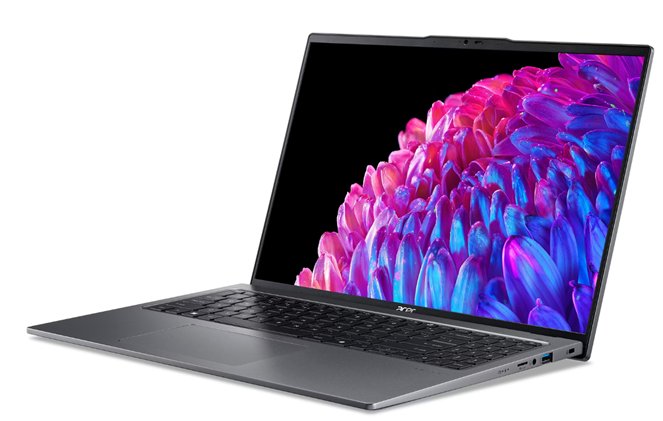 Poškozený obal Acer Swift Go 16 (SFG16-71-588Y) i5-13420H/16GB/512GB SSD/16" WQXGA+ OLED /ESHELL Linux/černá