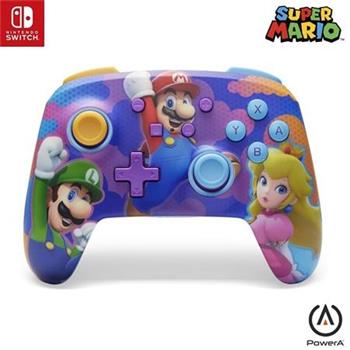PowerA Vylepšený bezdrátový ovladač pro Nintendo - Super Mario Color Splash Heroes