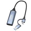 PremiumCord HDMI capture/grabber pro záznam Video/Audio signálu do počítače s konektorem USB3.0 a USB-C