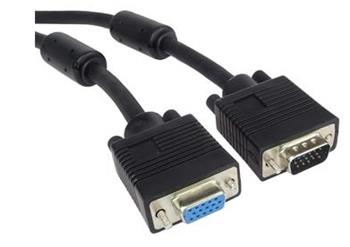 PremiumCord Kabel prodlužovací HQ(Coax) 2x ferrit, SVGA, DDC2, 3xCoax+8žil, 30m