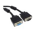 PremiumCord Kabel prodlužovací HQ(Coax) 2x ferrit, SVGA, DDC2, 3xCoax+8žil, 5m