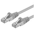 Premiumcord Patch kabel CAT 6a S-FTP,RJ45-RJ45,LSOH, AWG 26/7 1,5m šedá