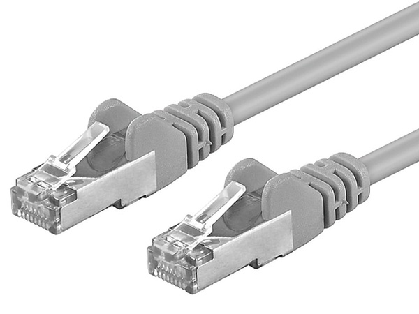 Premiumcord Patch kabel CAT 6a S-FTP,RJ45-RJ45,LSOH, AWG 26/7 10m šedá