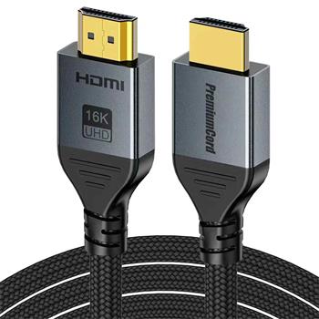 PremiumCord Ultra HD HDMI 2.2 kabel 16K@60Hz, 8K@240Hz, 4K@480Hz zlacené 5m