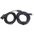 PremiumCord USB 2.0 repeater a prodlužovací kabel A/M-A/F 15m