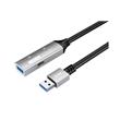 PremiumCord USB 3.2 repeater a prodlužovací kabel Male-Female, 5Gbps Aluminium 10m