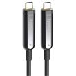 PremiumCord USB-C optický fiber video AOC kabel rozlišení 4K@60Hz 1080p délka:15m