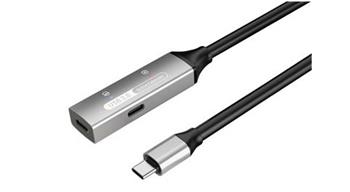 PremiumCord USB-C repeater a prodlužovací kabel Male-Female, 5Gbps Aluminium 10m