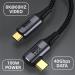 PremiumCord USB4™ Gen 3x2 40Gbps 8K@60Hz 240W Thunderbolt 3 kabel 0,8m