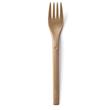 REFORK - Vidlička z přírodního materiálu, natural, 25ks