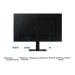 SAMSUNG MT LED LCD Monitor 27" ViewFinity S8 (S80D) IPS,3840×2160,350cd/m2,5ms,1000:1,DP,HDMI,3xUSB,Pivot,Height Adju.