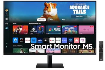 SAMSUNG MT LED LCD Smart Monitor 27" M5 (M50D) VA,1920x1080,4ms,250cd/m2,3000:1,2xHDMI,2xUSB,BT,Wi-Fi,Repro,Tilt,VESA