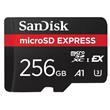 SanDisk Express microSD Card, 256GB Up to 880MB/s Read, Up to 650MB/s Write, 210MB/s Sustained Write, U3, C10