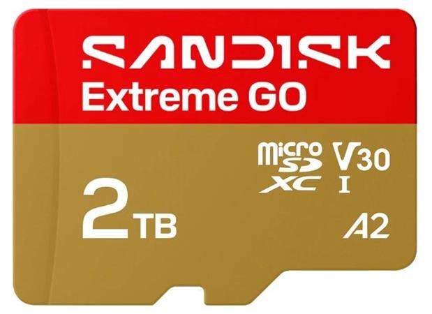 SanDisk Extreme GO MicroSD UHS-I 2TB 240MB/s(R) / 160MB/s(W)