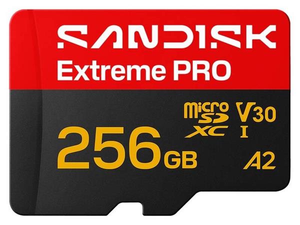 SanDisk Extreme PRO microSD UHS-I 256GB 250MB/s(R) / 170MB/s(W)
