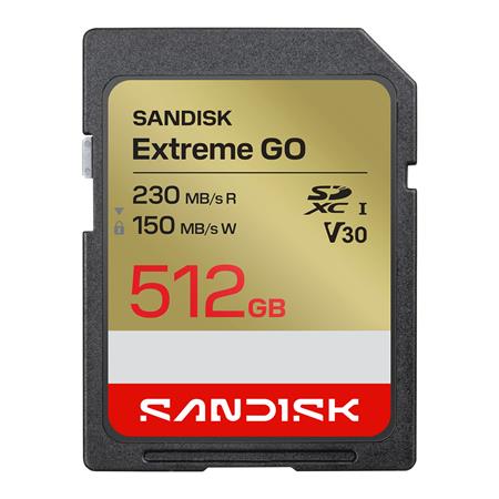 SanDisk Extreme SD UHS-I 512GB SD 230MB/s(R) / 150MB/s(W)