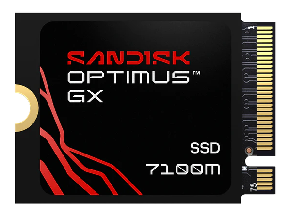 SANDISK OPTIMUS GX 7100M SSD NVMe 1TB PCIe, Gen4, M.2 2230, (R:7250, W:6900MB/s)