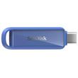 SanDisk Phone Drive Flash Disk 256GB USB-C, modrý