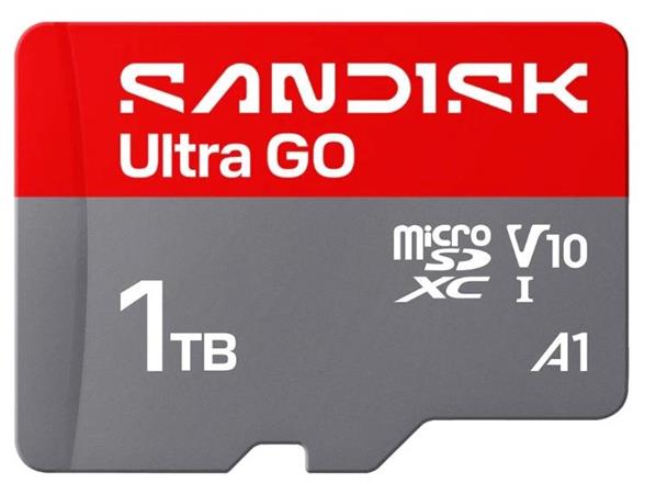 SanDisk Ultra GO microSDHC UHS-I Card 1TB MicroSD 190MB/s Read Full HD video