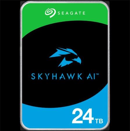 Seagate SkyHawk AI HDD, 24TB, SATAIII, 512MB cache, 7.200RPM