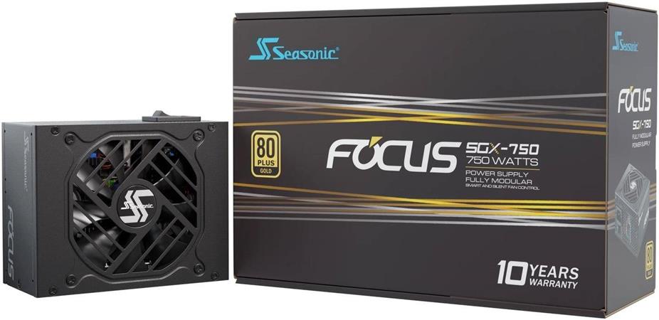 SEASONIC zdroj 750W FOCUS SGX-750, SFX, 80+ Platinum