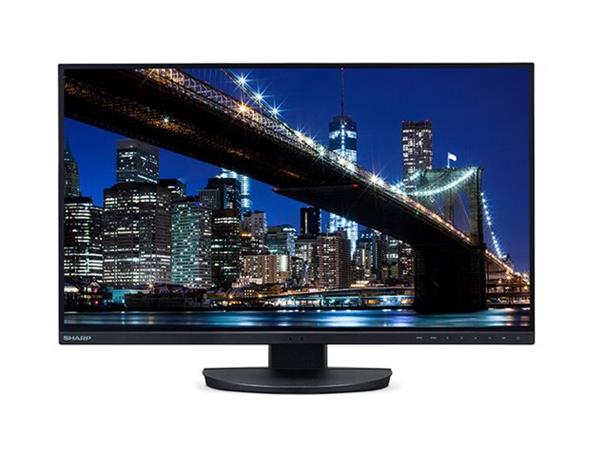 SHARP 27" EA272UW IPS/W-LED/3840x2160/5ms/400cd/DPin+out/HDMI/USB/USB-C/LAN/černý