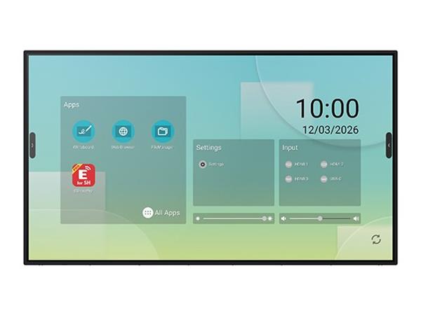 SHARP PN-LB653 65" LB-Series Interactive Display, UHD, 500 cd/m2, 40 touch points, OPS Slot, USB-C, HDMI-out