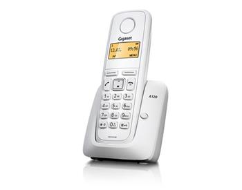 SIEMENS Gigaset A120-WHITE - DECT/GAP bezdrátový telefon, barva bílá