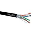 Solarix Instalační kabel CAT6A STP PE Fca 500m/cívka