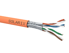 Solarix Instalační kabel CAT7 SSTP LSOH Cca 1000MHz 500m/cívka