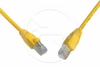 Solarix Patch kabel CAT5E SFTP PVC 20m žlutý snag-proof C5E-315YE-20MB