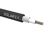 Solarix Univerzální kabel CLT Solarix 24vl 50/125 LSOH Eca OM4 černý SXKO-CLT-24-OM4-LSOH