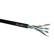 Solarix Venkovní instalační kabel CAT5E UTP PE Fca gelový 305m/box