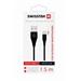 SWISSTEN DATA CABLE USB / MICRO USB 1,5 M ČERNÝ (9mm)
