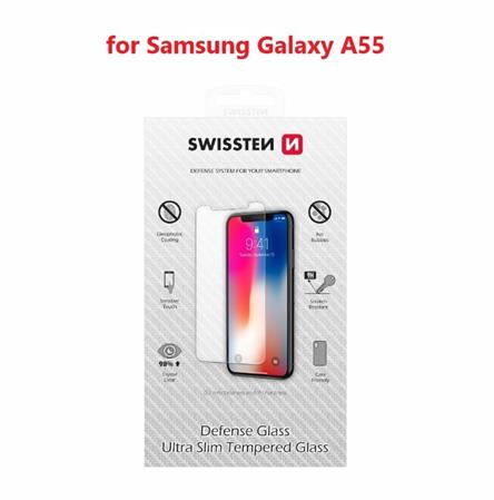 SWISSTEN OCHRANNÉ TEMPEROVANÉ SKLO PRO SAMSUNG GALAXY A55 RE 2,5D