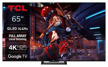 TCL 65C745 SMART TV 65" QLED/4K UHD/Full Array LED/144Hz/4xHDMI/USB/LAN/Google TV